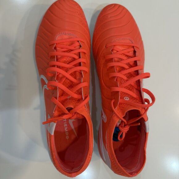 Men\'s Sz 7 - Nike Tiempo Legend 10 Elite Orange SG Pro AC Anti Clog HF4373-800